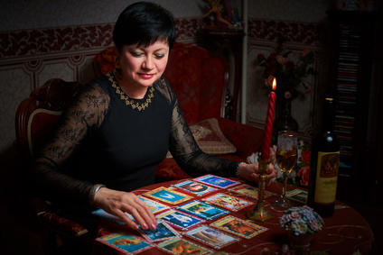 tirage de tarot par une voyante